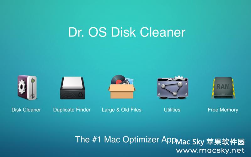 Mac电脑系统磁盘优化垃圾清理工具 Dr.OS Disk Cleaner 3.9