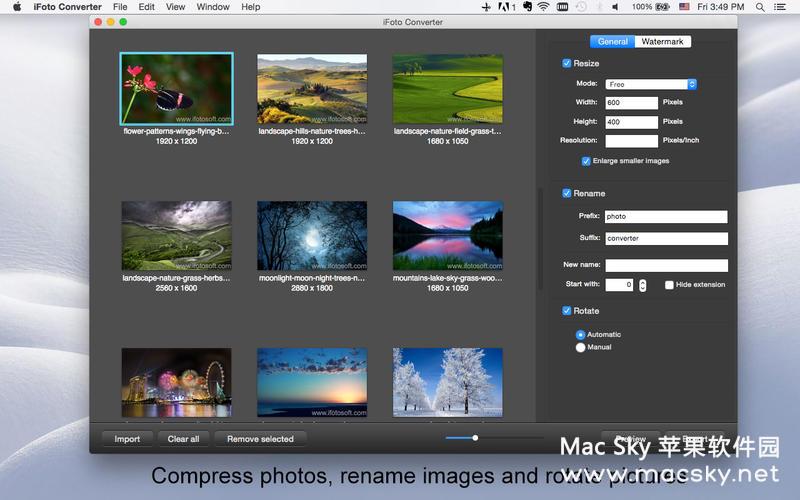 苹果系统照片格式批量转换工具 iFoto Photo Converter 2.6