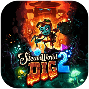 SteamWorld Dig 2《蒸汽世界 : 挖掘2》v1.1 Build 18.1.1.1 for Mac 横版动作沙盘采矿冒险游戏